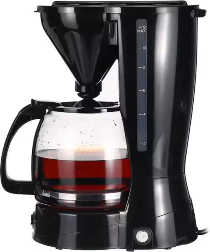 Sokany SK-123A Coffee Maker 6 Cup Coffee Machine  (Black)
